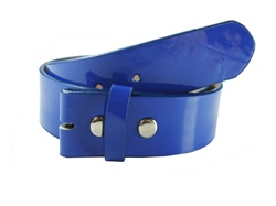 1 1/2'' Snap on Patent leather Belt Strap