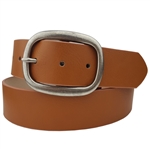 1.5” vintage leatherette belt strap with snap