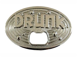 Oval Drunk Cut-out Belt Buckle