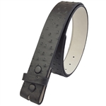 Ostrich Print Belt Strap with snaps