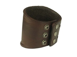 3 Inches Wide Oil Tanned Genuine Leather Wrist Band