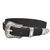 Genuine Suede Leather Belt w. Western Buckle set
