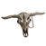 Western Longhorn Skull Buckle