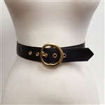 Trendy Soft Belt with Popular Brass Buckle