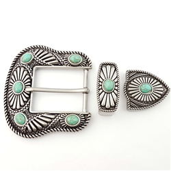 Western/Navajo Style Buckle/Loop/Tip