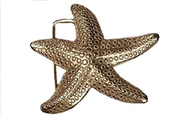 Starfish buckle available in Gold and Silver color