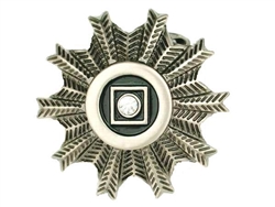 Flower, Circle and Square Buckle