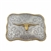 Western Silver/Gold Long Horn Buckle