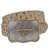Quality Western Buckle in Ostrich Belt