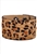 Leather  hair on calf animal printed Stripes Wrist Band