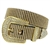 Gold Luxurious Western Crystal Leather Belt