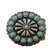 Floral Turquoise Western Buckle