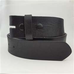 Strap on Snap Genuine Leather Belt Distressed Looking.
