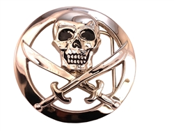 Pirates of the Caribbean buckle in silver